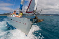 Sun sea sailing in the Whitsundays Australia