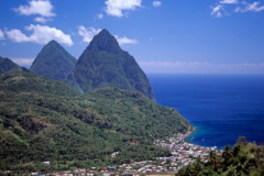 St Lucia the Pitons Caribbean