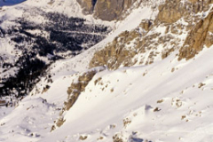 Italy Dolomites in winter